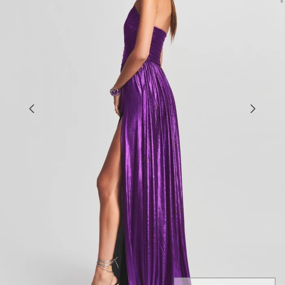 Retrofete Waldorf Dress (Purple) - Picture 3 of 4